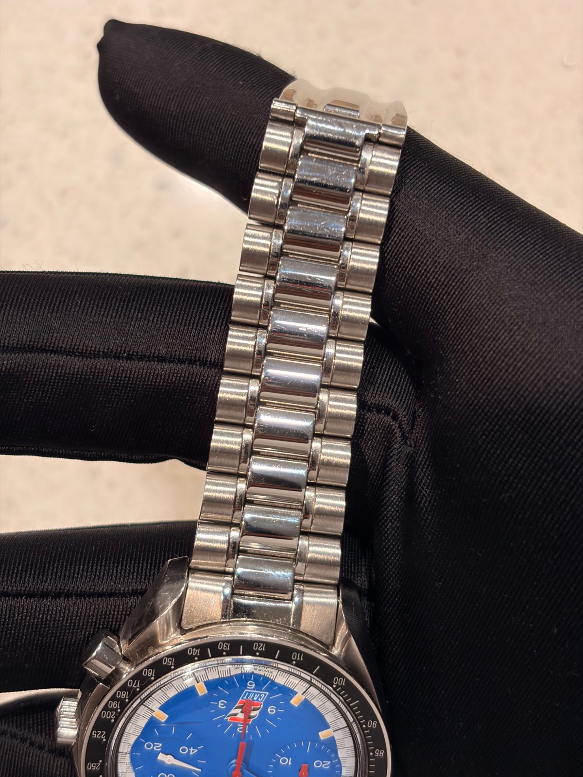 Omega Speedmaster Schumacher Limited Edition Blue Dial