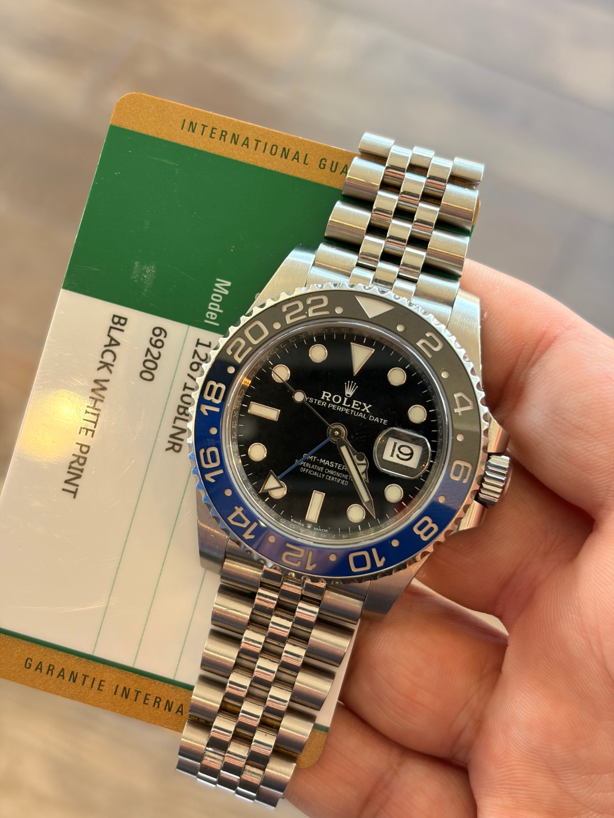 Rolex GMT-Master II Batgirl