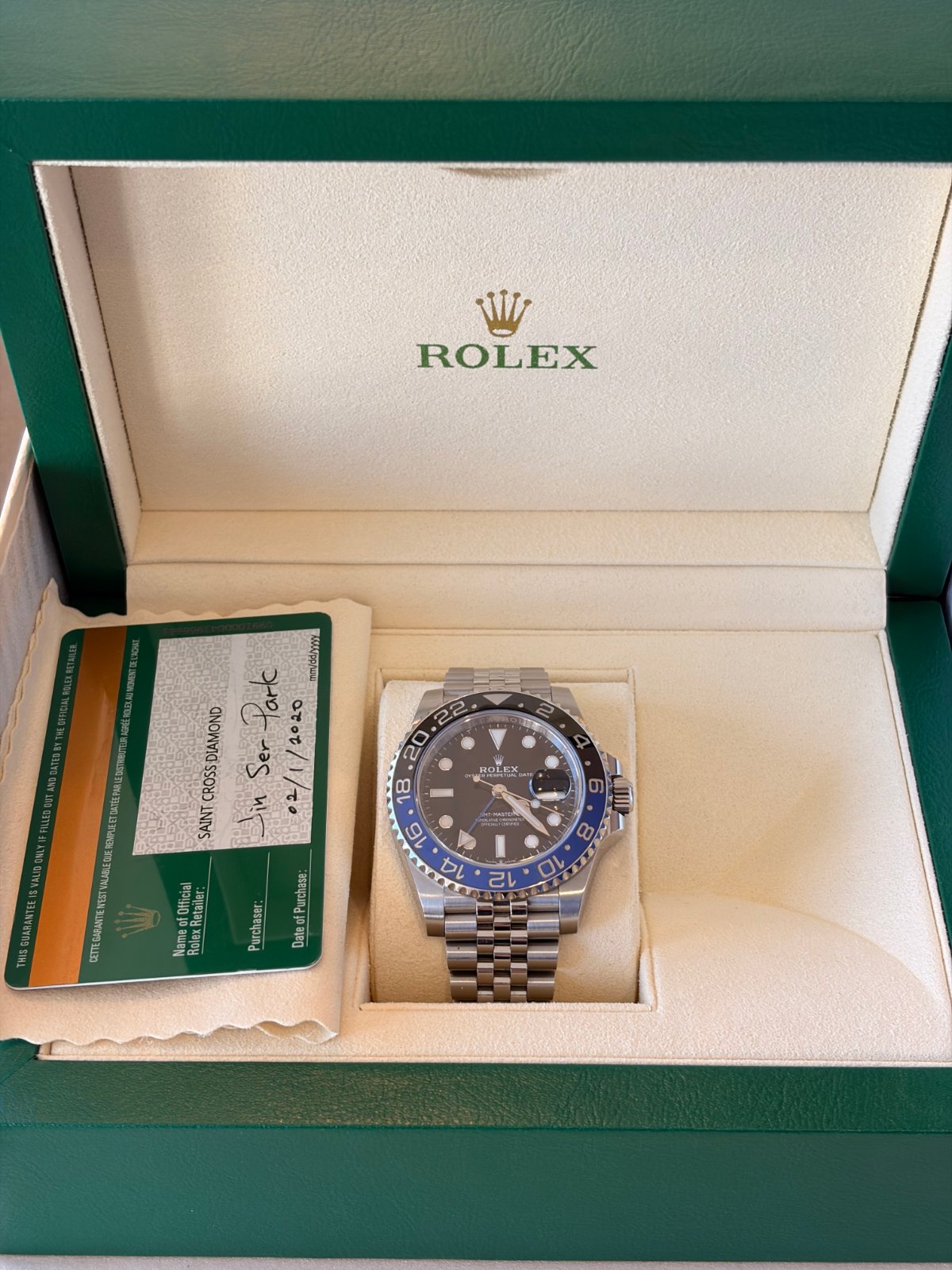 Rolex GMT-Master II Batgirl