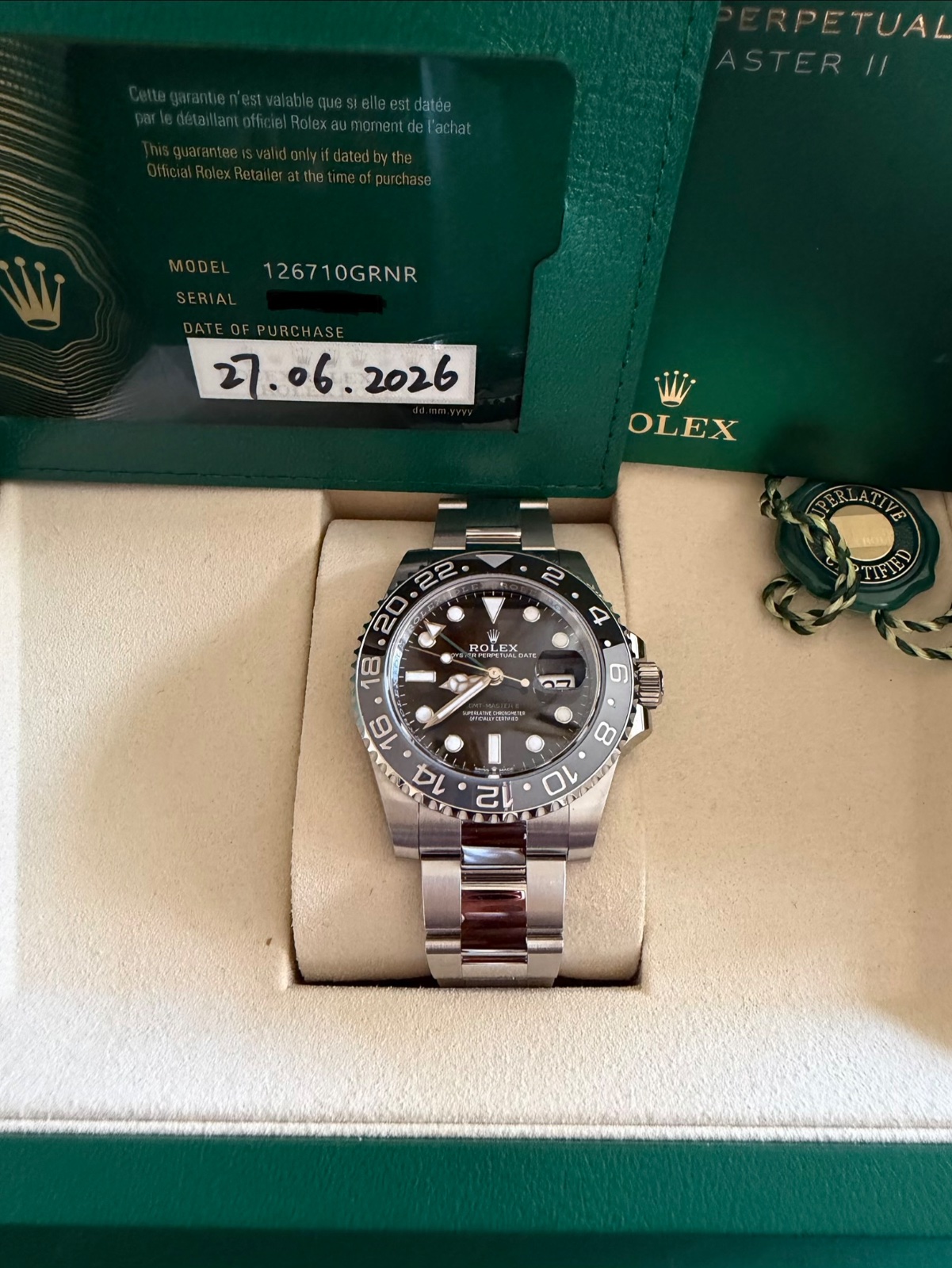 Rolex GMT-Master II Bruce Wayne