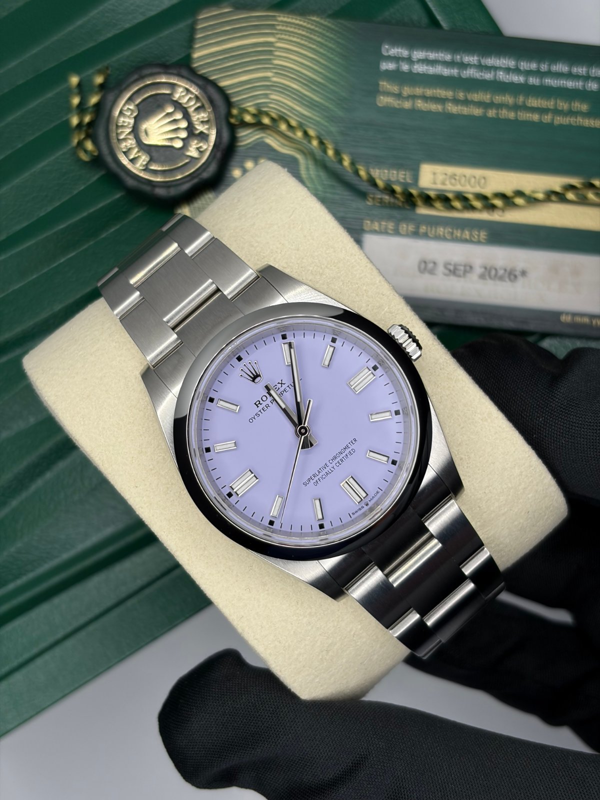 Rolex Oyster Perpetual 36 Lavender